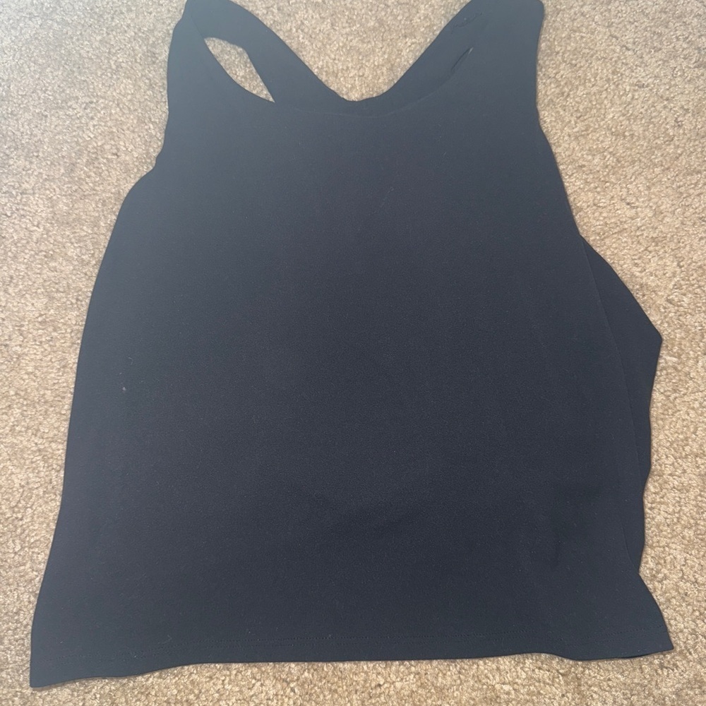 Workout Black Women's Crop Top
